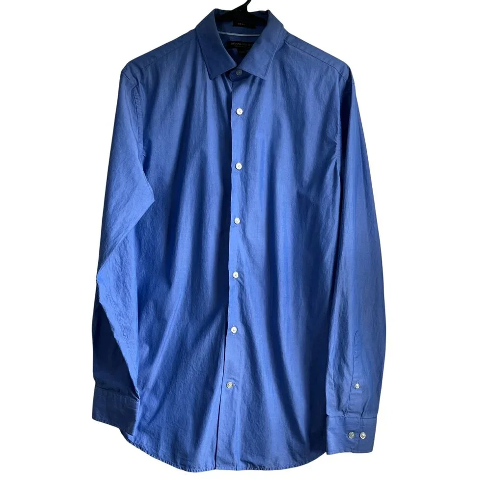Banana Republic Supima Cotton Button Down Oxford Shirt Grant Fit Preppy Medium